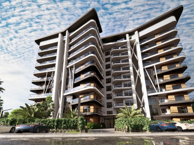 LONG BEACH SEA VIEW LUXURY FLAT 1+1 & 2+1 EASY PAYMENT PLAN