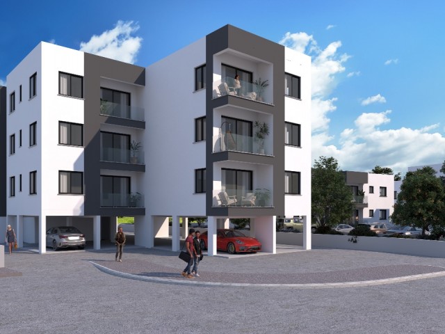 Eine weitere unumgängliche Gelegenheit in Gönyeli: 2+1 Wohnungen in der Projektphase und mit flexiblen Zahlungen