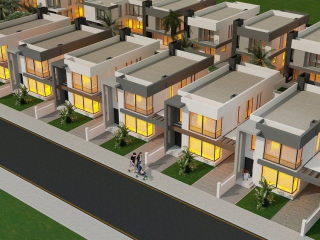 3+1 Luxury Villas for Sale in Yenişehir