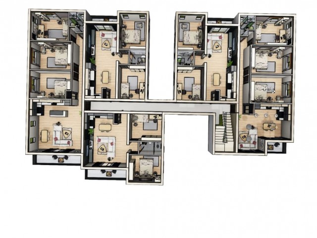 2+1 FLATS FOR SALE IN NICOSIA GÖNYELİ, 75,000 STG