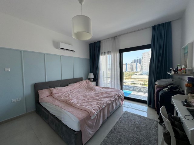 2+1 Full Eşyalı 91 m² Havuz ve Deniz Manzaralı Daire