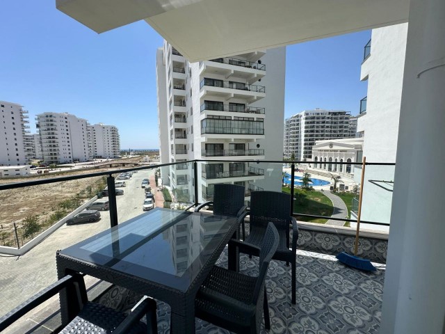 2+1 Fully Furnished 91 m² Apartment with Pool and Sea View