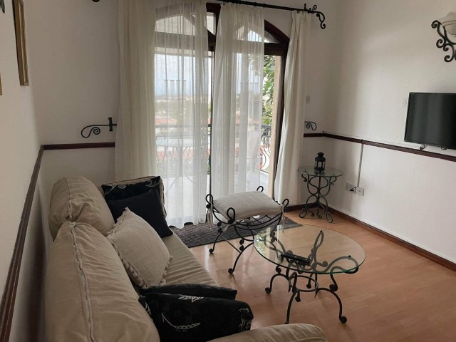 FROM OUR ONLY DEPOSIT SERIES… 1+1 FULLY FURNISHED FLAT FOR RENT IN KYRENIA EDREMIT REGION PICTURE BLUE AND GREEN TOGETHER