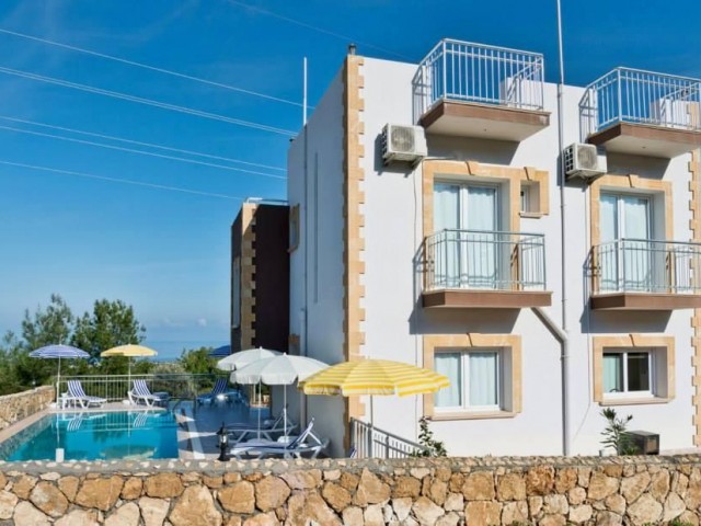 4+1 VILLA FOR DAILY RENTAL WITH PRIVATE POOL, STUNNING VIEW AND LARGE TERRACE IN GIRNE OZANKÖY AREA.