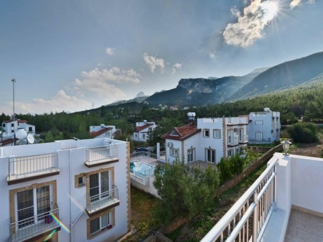 4+1 VILLA FOR DAILY RENTAL WITH PRIVATE POOL, STUNNING VIEW AND LARGE TERRACE IN GIRNE OZANKÖY AREA..