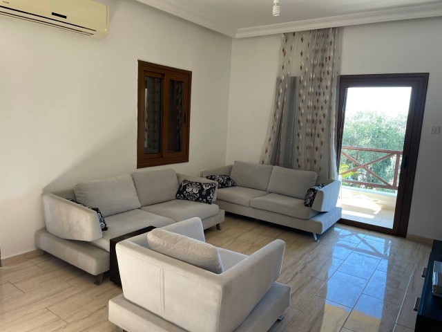 3+1 FULLY FURNISHED FLAT FOR RENT IN THE ÇATALKÖY REGION OF KYRENIA WITH MANY ADVANTAGES SUCH AS A SITE WITH A POOL, A CHILDREN'S PARK, GARDEN MAINTENANCE AND DOUBLE BALCONIES..