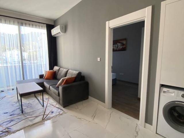 GİRNE  ALSANCAK BÖLGESİNDE FULL EŞYALI KİRALIK 1+1 DELUXE DAİRE..