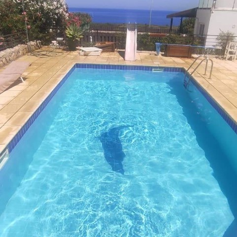 FOR PEACEFUL LIVES BY THE SEA IN GIRNE ALSANCAK REGION.. 4+1 FULLY FURNISHED VILLA FOR SALE WITH PRI