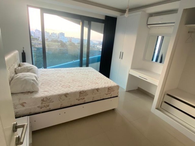 FULLY FURNISHED 3+1 FLAT FOR RENT IN A CENTRAL LOCATION IN KYRENIA WITH A WONDERFUL VIEW WITH AIR CONDITIONER AND ELEVATOR..