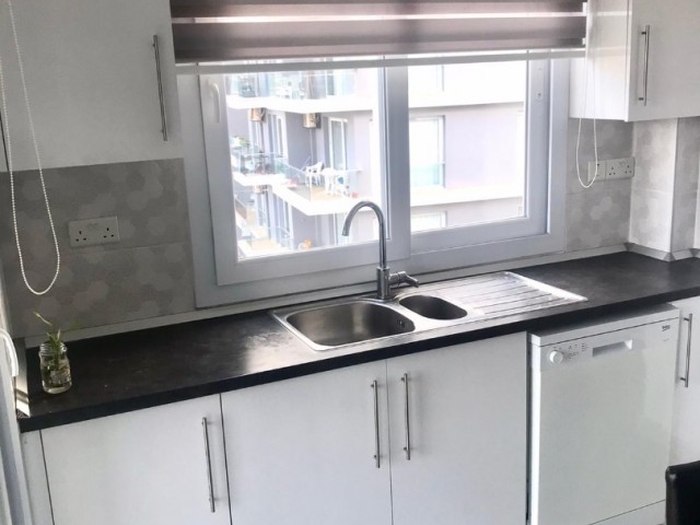 2+1 FULLY FURNISHED RENTAL FLAT WITH LARGE BALCONY IN KYRENIA CENTRAL SNOW MARKET AREA, CLOSE TO THE MAIN STREET AND STOPS, IN A NEW BUILDING WITH ELEVATOR. PLUS AIR CONDITIONING ADVANTAGE IN EVERY ROOM.