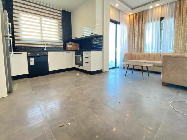 1+1 FLAT FOR SALE IN KYRENIA CENTRAL ASLANLI VILLA AREA WITH SOCIAL FACILITIES SUCH AS SWIMMING POOL AND GYM, FULLY FURNISHED INCLUDING DISHWASHER, SPACIOUS AND SPACIOUS WITH ELEVATOR AND BALCONY