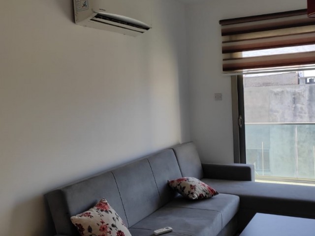 FULLY FURNISHED AIR CONDITIONED 1+1 FLAT FOR RENT IN KYRENIA CENTER, PRIVATE KYRENIA HOSPITAL PIA BELLA HOTEL AREA..