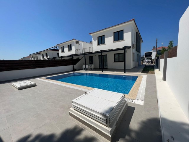 4+1 Twin Villa with Pool for Sale in Edremit, Kyrenia