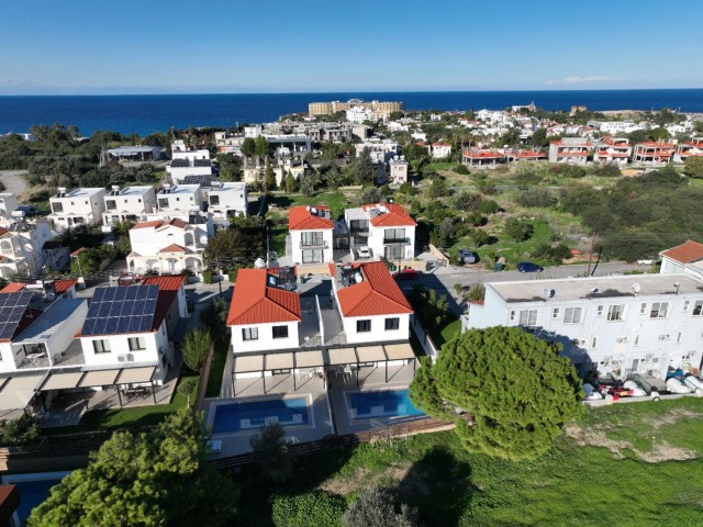 Girne Edremit Satılık 4+1 Havuzlu İkiz Villa