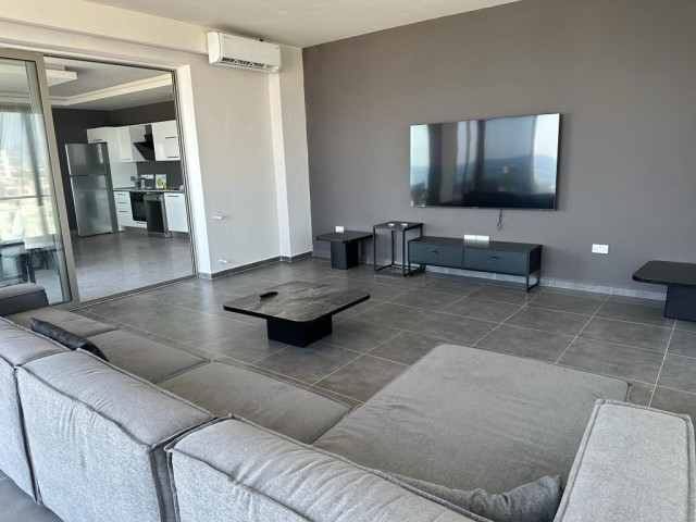 Luxury 3+1 Penthouse for Rent by the Sea with Magnificent Views in Kyrenia Center