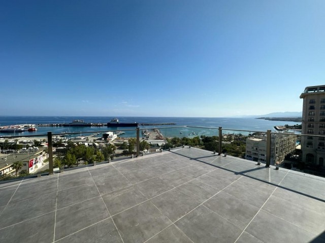 Luxury 3+1 Penthouse for Rent by the Sea with Magnificent Views in Kyrenia Center