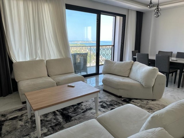 Luxury 3+1 Apartment for Rent by the Sea in Kyrenia Center