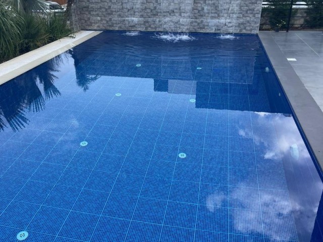 3+1 Villa for Rent with Private Pool and Sea View in Kyrenia Karmi