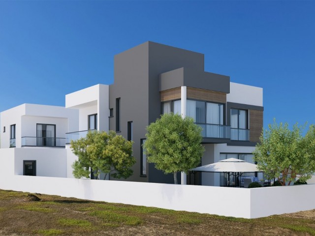 VILLA - SIFIR 3+1 , BACELI, AILELER ILE POPULER BOLGE   TESLIME HAZIR