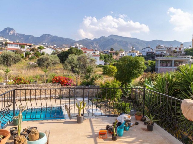 Sea and Mountain View Villa for Sale in Catalkoy, Kyrenia