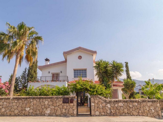 Sea and Mountain View Villa for Sale in Catalkoy, Kyrenia