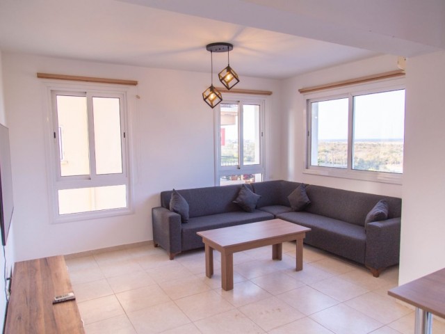 1 Minute Walk from EMU, 2+1 with Sea View, Fully Furnished