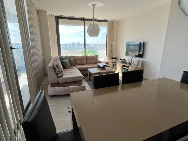 2+1 Luxury Furnished Flat for Rent with Sea View in ViaPark Residence