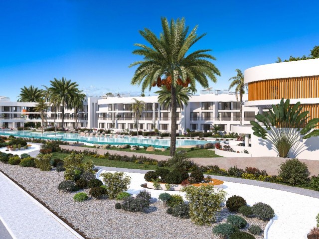 Apartments for sale in the new complex MAKI HILL PARK. Boaz, Iskele, Northern Cyprus.