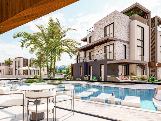 Apartment for sale 3 + 1 in the complex PASSION HOMES. Iskele, Long Beach, Northern Cyprus.