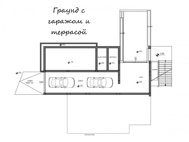 Luxuriöse Triplex-Villa 4+1 in der Nähe von Girne