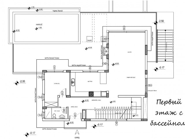 Luxury triplex villa 4+1 near Girne