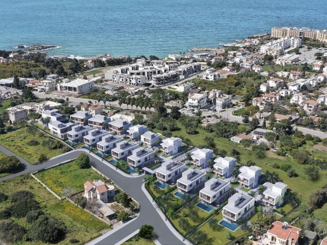 Villa 4+1, 350 Meter vom Meer entfernt. Girne.