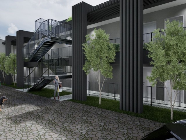 Apartments for sale in a mini complex in Iskele.