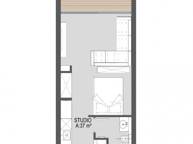 Studios zum Verkauf im beeindruckenden Tatlysu-Komplex