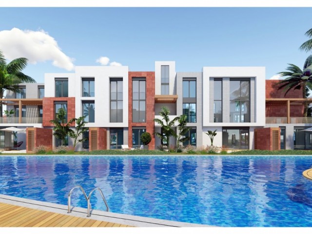 1+1 apartment for sale in Bogaz.