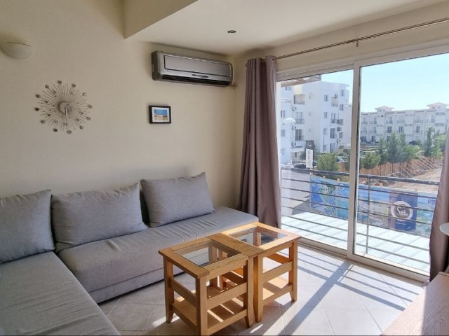 1+1 apartment for sale in Safakoy, Bogaz.