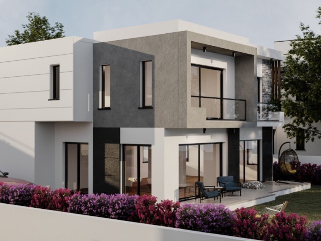 3+1 duplex villa for sale in new project in Alsanсak