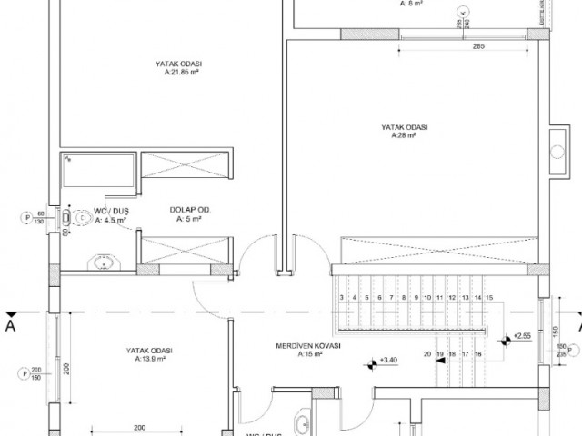 Luxuriöse Triplex-Villa zum Verkauf 4+1