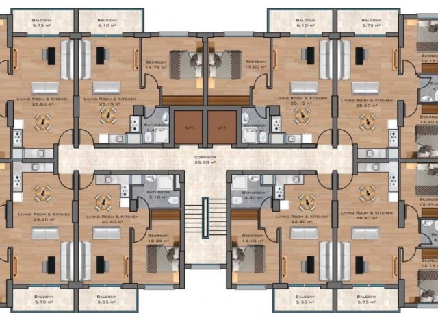 2+1 در رویال سان الیت