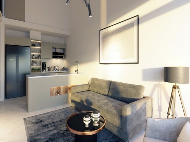 1+1 flat for sale in Esentepe