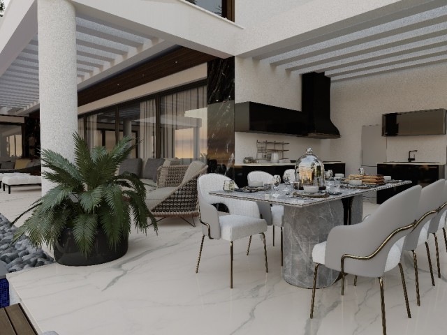 Luxury villa for sale in Kyrenia.