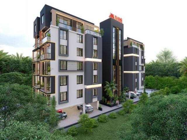 Residenz-Investitionsmöglichkeit zum Verkauf zu Sonderpreisen aus dem Projekt im Zentrum von Kyrenia 1+1, 2+1 Wohnungen
