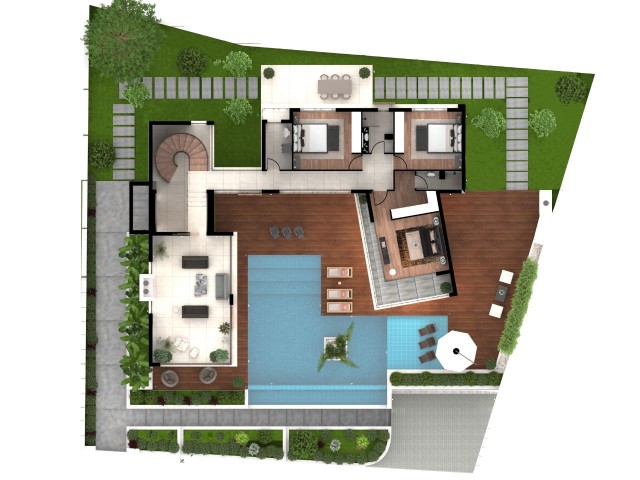 Villa with 84 months payment plan , 5 Rooms Ultra Luxury, Exclusive Architectural Mountain and Sea Views, Infinity Pool