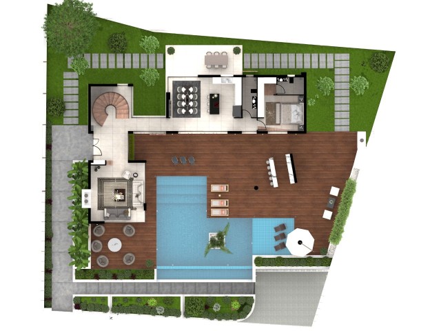 Villa with 84 months payment plan , 5 Rooms Ultra Luxury, Exclusive Architectural Mountain and Sea Views, Infinity Pool