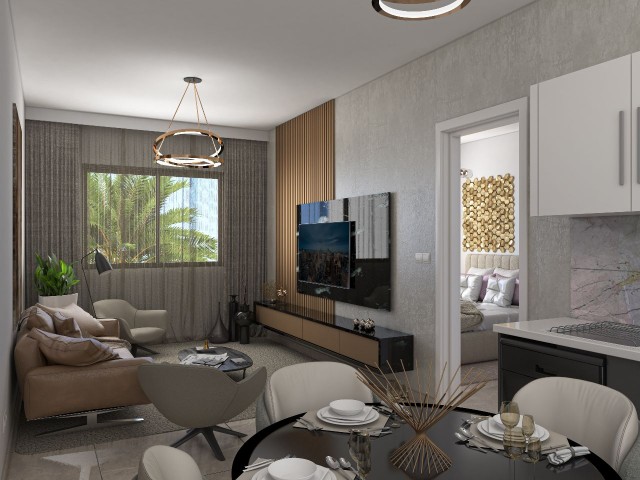1+1 apartments for sale in Iskele with a 10-year interest-free payment plan starting from 67 000gbp