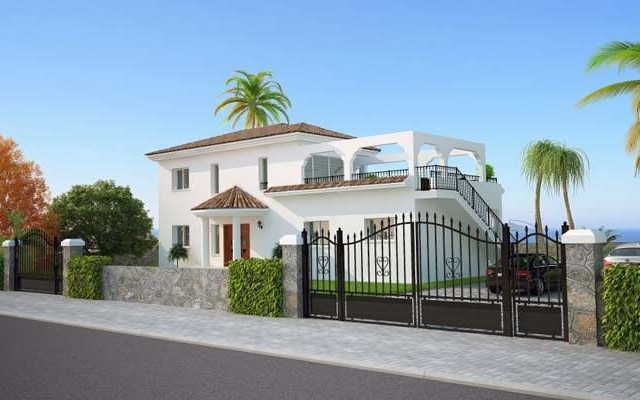 4+1 villa with pool ready for sale with a 7-year payment plan