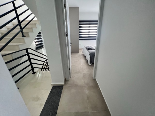 Newly finished 3+1 duplex residence for sale in Çatalköy.