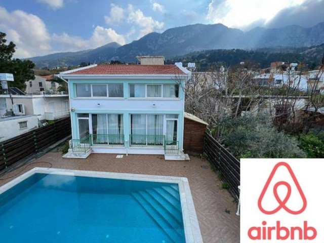 Kyrenia Lapta 3 Stück Bungalow mit privatem Pool (Unübersehbare Investitionsmöglichkeit geeignet für AirBnb)