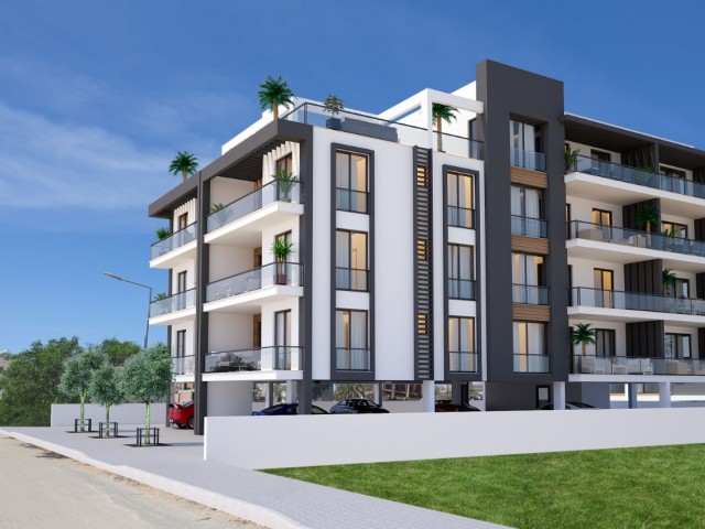 Lefkoşa K. Kaymaklı 2+1 Flat with Turkish Title Project with Installment Opportunity