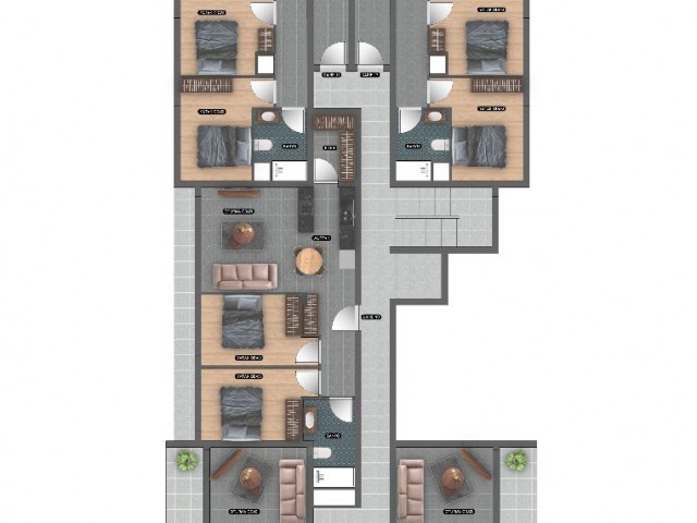 Lefkoşa K. Kaymaklı 2+1 ve 3+1 Projeden Uygun Fiyatlı Daireler